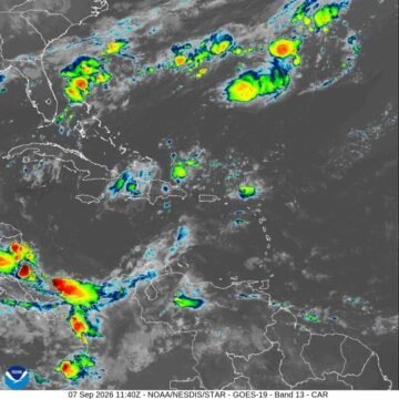Pronostican aguaceros para este lunes en varias localidades