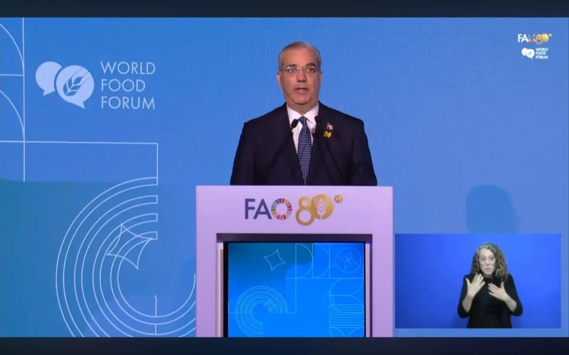 Abinader ante la FAO: «Sacar a RD del Mapa del Hambre es mi mayor orgullo»